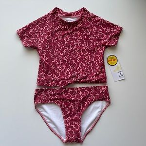 NWT Girls Zella Swim Set